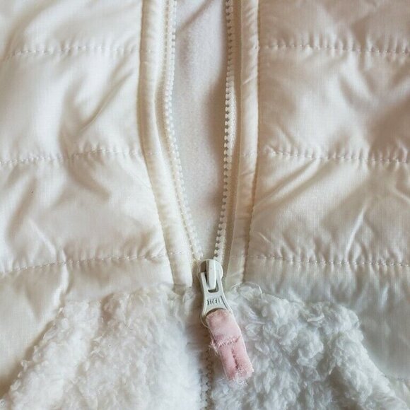 Carters Baby Girls Layette 4 Sherpa Hoodie Full Zip Up Jacket Size 12 Months - Picture 6 of 10